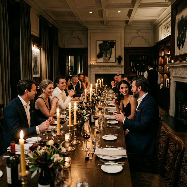 Exclusive private dinner event